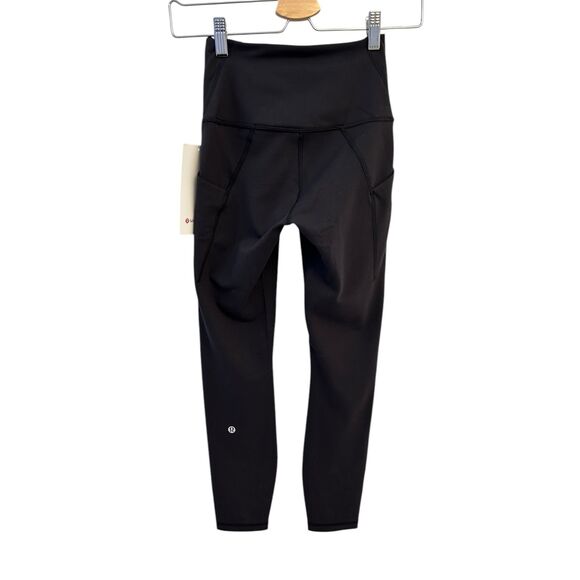 Lululemon Wunder Train High-Rise Tight with Pockets 25" Black size 4 NWT - Picture 6 of 10